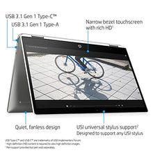 Load image into Gallery viewer, HP 14b-ca0010nr Chromebook X360 14-Inch HD Touchscreen Laptop, Chrome (Ceramic White/Mineral Silver)