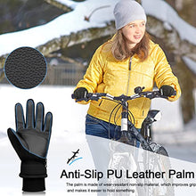 Load image into Gallery viewer, Cevapro -30℉ Waterproof Winter Gloves Suede 3M Insulated Gloves for Men Women Cold Weather Running Hiking Skiing