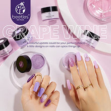 Load image into Gallery viewer, Beetles Acrylic Powder Nail Kit 6 Colors Grape Vine Purple Acrylic Nails Professional Powder Set Nail Extension Art Gifts for Women DIY at Home