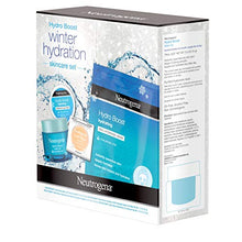 Load image into Gallery viewer, Neutrogena Hydro Boost Winter Gift Set with Hyaluronic Acid Gel Cream, Sheet Face Mask, Overnight Gel Mask, and Lip Treatment, Moisturizing Holiday Gift Set Women, 4 Items