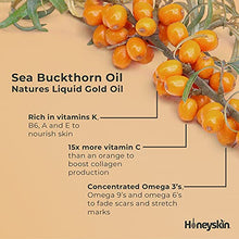 Load image into Gallery viewer, Honeyskin Skincare Body Oil for Stretch Marks and Acne Scar with Essential Oils - Dark Spot Remover for Face with Omega 3 and Vitamin E - Body and Face Moisturizer for Dry Skin with Almond Oil (8oz)