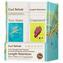 Load image into Gallery viewer, Curl Rehab Length Retention/Strength Dual Treatment, Rice Water Sealing Oil Treatment & Anti-Breakage Mask, 4.8 Oz Packette, 6 Count