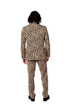 Load image into Gallery viewer, OppoSuits Men's The Jag Party Costume Suit, Brown, 48