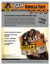 Load image into Gallery viewer, Gorilla Crystal Clear Repair Duct Tape Tough & Wide, 2.88" x 15 yd, Clear, (Pack of 1)