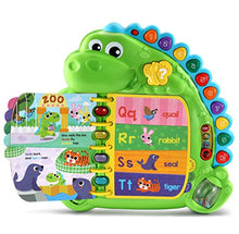 Load image into Gallery viewer, LeapFrog Dino's Delightful Day Alphabet Book, Green