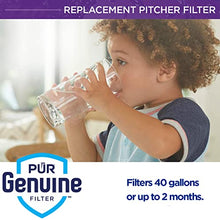 Load image into Gallery viewer, PUR Water Pitcher Replacement Filter, 2 Count (Pack of 1), Blue