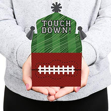 Load image into Gallery viewer, Big Dot of Happiness End Zone - Football - Treat Box Party Favors - Baby Shower or Birthday Party Goodie Gable Boxes - Set of 12