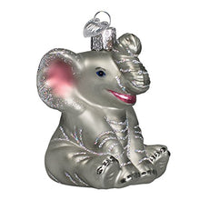 Load image into Gallery viewer, Old World Christmas Little or Large Elephant Glass Blown Ornaments for Christmas Tree
