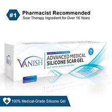 Load image into Gallery viewer, Vanish Silicone Scar Gel | Extra-strength Silicone Scar Removal Cream for Face, Body Stretch Marks, Keloid Scar, Acne Scar, C-Section and Surgical Scars | Old & New Scars, for Men and Women | 1oz