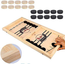 Load image into Gallery viewer, Fast Sling Puck Game Paced,Tinfence Table Desktop Battle,Winner Board Games Toys for Adults Parent-Child Interactive Chess Toy Board Table Game (22.7 in x 12.5 in)