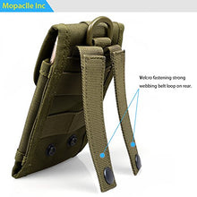Load image into Gallery viewer, Premium Outdoor MOLLE Tactical Military Pouch Army Black Waist Holster Mobile Phone Belt Clip Pouch for iPhone 11 XR Xs 6 6s 7 Plus 8 Plus, Galaxy Note 10 (Fits Will a Slim Hard Case Bumper Cover On)