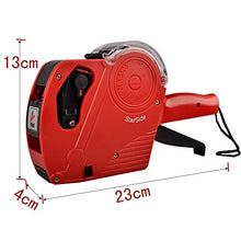 Load image into Gallery viewer, Wild-us MX5500 EOS Red 8 Digits Pricing Gun Kit with 7,000 Labels & Spare Ink
