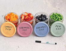 Load image into Gallery viewer, Elk and Friends 5oz Borosilicate Glass Baby Food Storage Jars with Silicone Lid | Available in 12 or 6 Set | Strong Glass | Storage Containers | Microwave, Oven & Dishwasher Safe | Infant and Babies