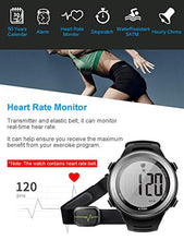 Load image into Gallery viewer, EZON Heart Rate Monitor and Chest Strap,Exercise Heart Rate Monitor,Sports Watch with HRM,Waterproof,Stopwatch,Hourly Chime T007