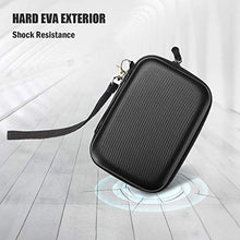 Load image into Gallery viewer, ProCase Shockproof Carrying Case + Silicone Cover Combo for Samsung T5 / T3 Portable 250GB 500GB 1TB 2TB SSD USB 3.1 External Solid State Drives, Protective Hard EVA Storage Case Bag -Black