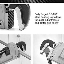 Load image into Gallery viewer, DURATECH 3-Piece Heavy Duty Aluminum Straight Pipe Wrench Set, 10", 14", 18", Adjustable Plumbing Wrench Set, Drop Forged, Exceed GGG standard