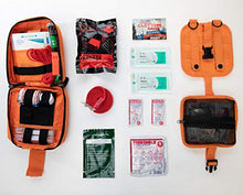 Load image into Gallery viewer, My Medic MyFak First Aid Kit - Water Resistant Bag, Bandages, Burn Aids, CPR Shield, Survival First Aid Kit, Airway, Tourniquet, Stainless Steel Instruments - Basic - Orange