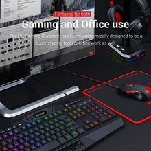 Load image into Gallery viewer, Redragon S101 Wired Gaming Keyboard and Mouse Combo RGB Backlit Gaming Keyboard with Multimedia Keys Wrist Rest and Red Backlit Gaming Mouse 3200 DPI for Windows PC Gamers (Black)