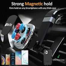 Load image into Gallery viewer, BESTRIX Magnetic Phone Car Mount Magnetic Car Cell Phone Holder Magnet Car Phone Holder Compatible iPhone 12 11 Pro Max/XS/XR/X/SE/8/7 Samsung Galaxy S20/S10/S9 & All Smartphones (Dashboard)