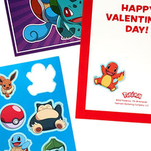 Load image into Gallery viewer, Hallmark Kids Pokémon Valentines Day Cards and Stickers Assortment (24 Cards with Envelopes)