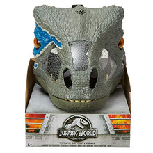 Load image into Gallery viewer, JURASSIC WORLD CHOMP 'N ROAR MASK Velociraptor "Blue"