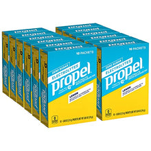 Load image into Gallery viewer, Propel Powder Packets, Lemon With Electrolytes, Vitamins and No Sugar, (120 Pack) (Packaging May Vary)