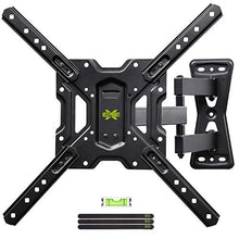 Load image into Gallery viewer, USX MOUNT Full Motion Swivel Articulating Tilt TV Wall Mount Bracket for 26-55" LED, OLED and 4K TVs, TV Mount Fit for 32, 40, 50 TV with VESA Up to 400x400mm-Weight Capacity Up to 60lbs