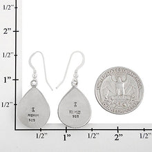 Load image into Gallery viewer, Turquoise Earrings Sterling Silver 925 Genuine Turquoise Jewelry (Select style) (Teardrop Dangles)
