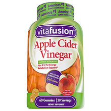 Load image into Gallery viewer, Vitafusion Apple Cider Vinegar Gummy Vitamins, 60ct