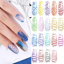 Load image into Gallery viewer, Elite99 Metallic Gel Polish Set Soak Off Spider Silk Gel Nail Polish Salon Manicure Tool Kit for Beginner 5ml