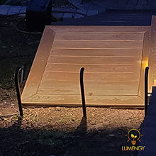 Load image into Gallery viewer, LUMENGY 3W LED Landscape Lighting, Wired 12V-24V AC/DC Low Voltage, Brown Aluminum Bollard Pathway Lights for Walkways Driveways & Garden, IP67 Waterproof, 3000K Warm White (4 Pack)