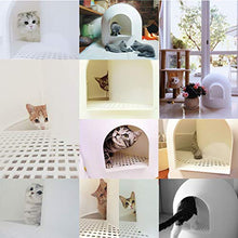 Load image into Gallery viewer, pidan Studio Snow House Igloo Cat Litter Box, Red Dot Design Award Winner, White