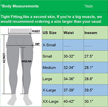Load image into Gallery viewer, Neleus Men's 2 Pack Compression Pants Workout Running Tights Leggings,6013,Black (Red Stripe),Red,US 2XL,EU 3XL