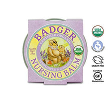Load image into Gallery viewer, Badger - Nursing Balm, Sunflower & Coconut, Certified Organic Nipple Balm for Breastfeeding, Soothe & Protect, Nipple Butter, 0.75 oz