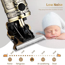 Load image into Gallery viewer, Suttik Hair Clippers for Men, Cordless Clippers for Hair Cutting, Rechargeable Beard Hair Trimmer, Professinoal Hair Clippers for Barber, T-blade Edgers Clippers Outline Trimmer with Led Display, Gold