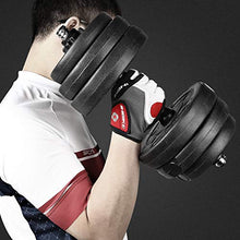 Load image into Gallery viewer, INBIKE 5mm Gel Pad Half Finger Bike Bicycle Cycling Gloves Red XX-Large