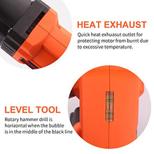Load image into Gallery viewer, Cordless Rotary Hammer Drill, 21V Brushless 1 Inch SDS Plus Hammer Drill Kit With 2 Batteries, Charger, 1/2" Drill Chuck, 3 Drill Bits, Grease and Case–Suitable for Concrete, Wood, Stone, and Metal