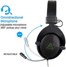 Load image into Gallery viewer, PS4 Gaming Headsets,G830 Gaming Headset 3.5 mm Wired Over Ear, with Microphone Noise Cancelling Gaming Headphones for Xbox 360/PC/PS4/PS4 PRO/Xbox One/Xbox One