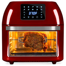 Load image into Gallery viewer, Best Choice Products 16.9qt 1800W 10-in-1 Family Size Air Fryer Countertop Oven, Rotisserie, Dehydrator - Red