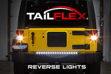 Load image into Gallery viewer, LEDGlow 36" Red TailFlex Tailgate LED Light Bar with White Reverse Lights for Jeep & SUVs - Brake, Running, Turn Signals & Hazard Lights - Flexible Waterproof Strip - Flat 4 Pin Connector