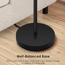 Load image into Gallery viewer, Floor Lamp - Standing Lamp, 9W LED Floor Lamp, Energy Saving & 50,000hrs Long Lifespan, 3000K Warm White, Eye-Caring, Torchiere Floor Lamps for Bedroom, Living Room, Office, Reading, Black Floor Lamps