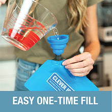 Load image into Gallery viewer, CleverMade Reusable Ice Pack - Long Lasting Cold Freezer Packs for Insulated Coolers & Lunch Bags - Add Water & Freeze - Clever Ice - No Ice Needed - Size Small - Set of 5