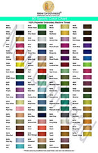 Load image into Gallery viewer, New brothread 80 Spools Polyester Embroidery Machine Thread Kit 1000M (1100Y) Each Spool - Colors Compatible with Janome and Robison-Anton Colors