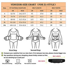 Load image into Gallery viewer, VENUZOR Waist Trainer Belt for Women - Waist Cincher Trimmer - Slimming Body Shaper Belt - Sport Girdle Belt (UP Graded) (Z1-Black, S)