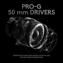 Load image into Gallery viewer, Logitech G PRO Gaming Headset 2nd Generation Comfortable and Durable with PRO-G 50 mm Audio Drivers, Aluminum, Steel and Memory Foam, for PC,PS5,PS4 - Black