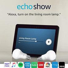 Load image into Gallery viewer, Echo Show (2nd Gen) with Philips Hue Bulbs - Alexa smart home starter kit - Charcoal