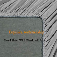 Load image into Gallery viewer, SONORO KATE Bed Sheet Set Super Soft Microfiber 1800 Thread Count Luxury Egyptian Sheets Fit 18 - 24 Inch Deep Pocket Mattress Wrinkle and Hypoallergenic-6 Piece (Grey, Queen)