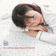 Load image into Gallery viewer, Heated Mattress Pad Twin with Ventilated Technology, 100% Polyester Electric Underblanket with 4 Heating Levels & 10 Hours Auto Off, Fast Heating & Machine Washable