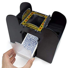 Load image into Gallery viewer, Brybelly Blackjack Shoe Collection|Clear Casino Grade Acrylic for Standard Decks| Shoe, Discard Tray & Shuffler - 6 Deck Size