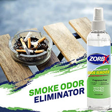 Load image into Gallery viewer, ZORBX Strong Odor Remover Spray - Unscented Odor Eliminator Spray for Pet, Urine, and Shoe | Stronger Deodorizer Spray, Pack of 4 (7.5 Oz Each)